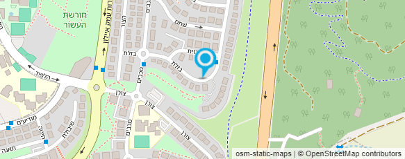 מפת הגעה אל גינון ברוך