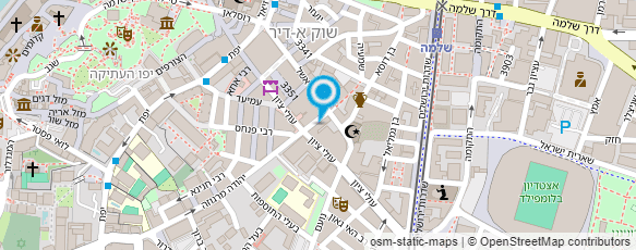 מפת הגעה אל בזאר הנחושת