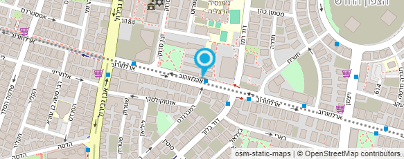 מפת הגעה אל קרן הגמלאות המרכזית של עובדי ההסתדרות (בניהול מיוחד) בע"מ