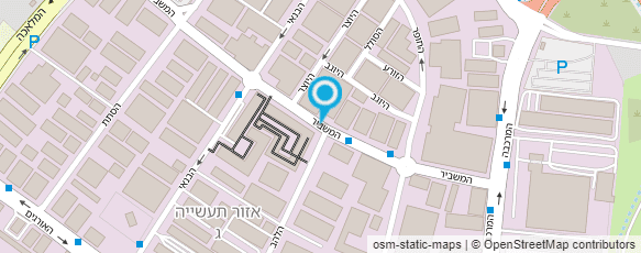 מפת הגעה אל הירש - דגמים לתעשיה בע"מ