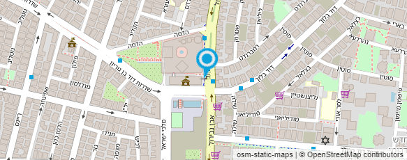 מפת הגעה אל עמותה לתיירות ת"א-יפו