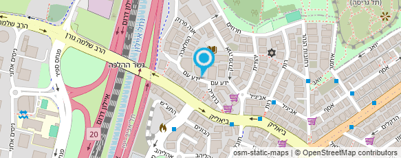 מפת הגעה אל אגודת אדריכלי הפנים בישראל א.א.פ.