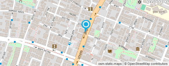 מפת הגעה אל גלריה לורן