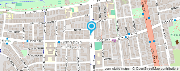 מפת הגעה אל עו"ד ששי גז