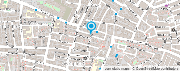 מפת הגעה אל חברה קדישא גחש"א "חסידים"