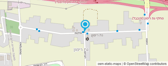 מפת הגעה אל הגן הקסום - מטאור משתלות