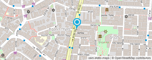 מפת הגעה אל שמוליק - עיצוב שיער