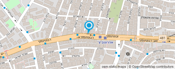 מפת הגעה אל מרכז הוידאו