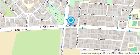 מפת הגעה אל זיסמן אורן