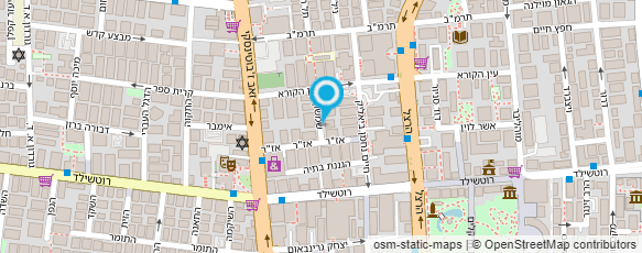 מפת הגעה אל ד"ר ליפשיץ יחזקאל