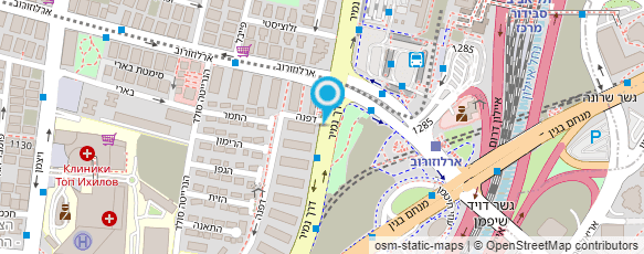 מפת הגעה אל צפת אורי