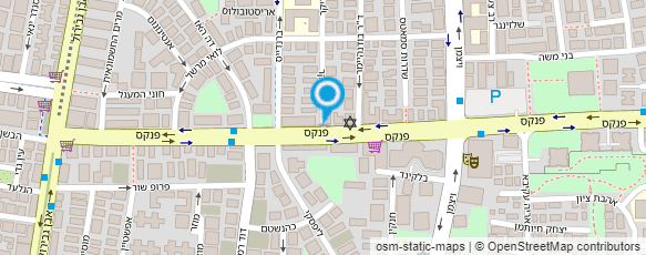 מפת הגעה אל ד"ר ויסמן שמואל