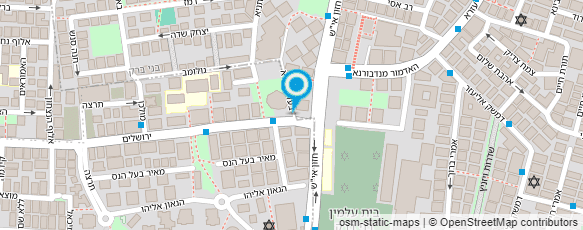 מפת הגעה אל י.ד. חזות חברה לתכנון ולבניה בע"מ