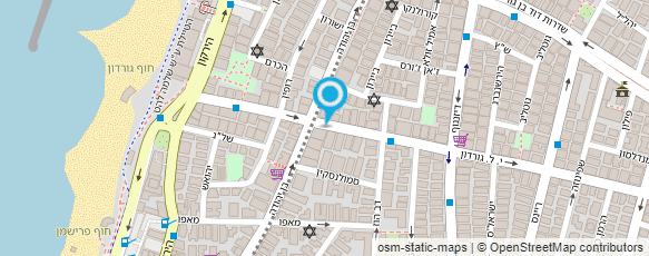 מפת הגעה אל גלריה אמן נלי