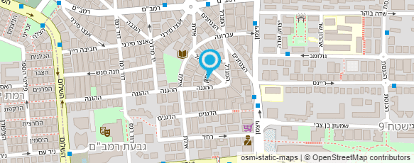 מפת הגעה אל שניטמן חנן