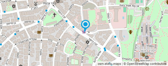 מפת הגעה אל ד"ר שרטר רוברט