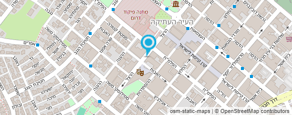 מפת הגעה אל ד"ר עמוס בוחניק-רשת מרפאות "שיניים"