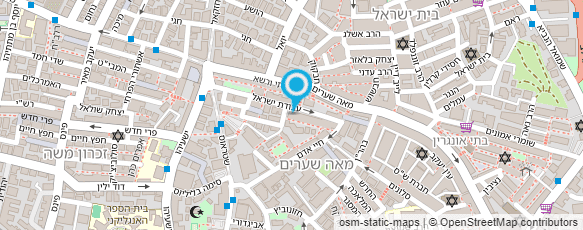 מפת הגעה אל כולל תרביצ"א