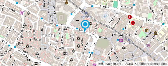 מפת הגעה אל אנטנות - ירושלים מפת הגעה אל אנטנות - ירושלים