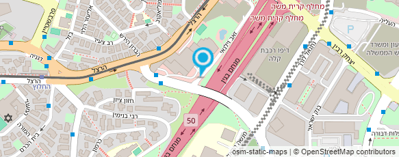 מפת הגעה אל רמדה ירושלים