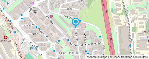 מפת הגעה אל א.א.א. אדיב אינסטלטור