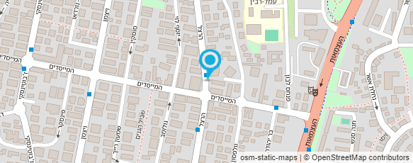 מפת הגעה אל ד"ר רבינוביץ יפים