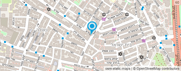 מפת הגעה אל ישיבת אור החיים