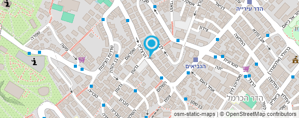 מפת הגעה אל עו"ד קינן שמואל