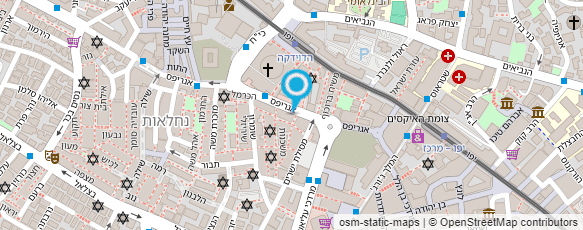 מפת הגעה אל מרפדיית משמוש אברהם