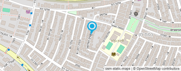 מפת הגעה אל גולדברג חנה