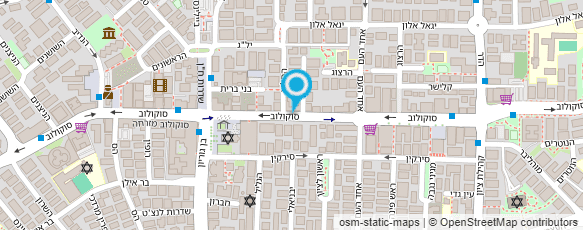 מפת הגעה אל עמי עיצוב שיער