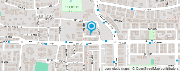 מפת הגעה אל מילר יואב