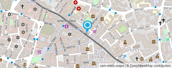 מפת הגעה אל מוניות הבירה - האומה