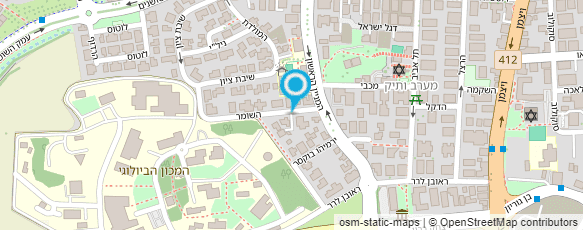 מפת הגעה אל ראובן פינקל ובניו