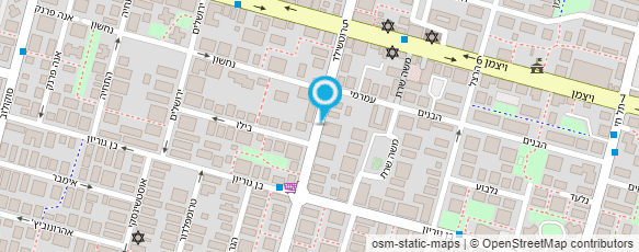 מפת הגעה אל גלריה לאומנות ח. רוזנפלד