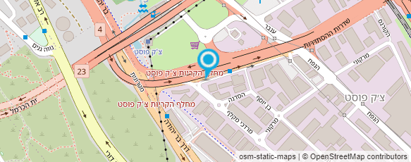 מפת הגעה אל קפה דנדי