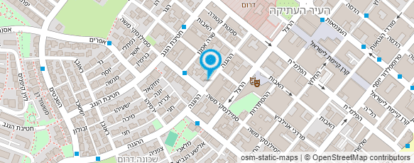 מפת הגעה אל ארגון נכי תאונות עבודה