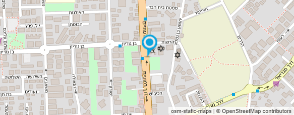 מפת הגעה אל אתרי חסון חברה לבנין בע"מ