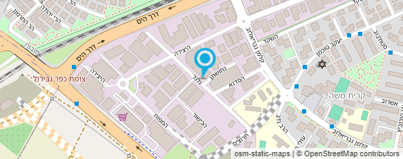 מפת הגעה אל חלקי חילוף-בלמי המרכז