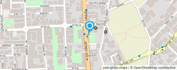 מפת הגעה אל י.פריזט - ש. חסון בע"מ