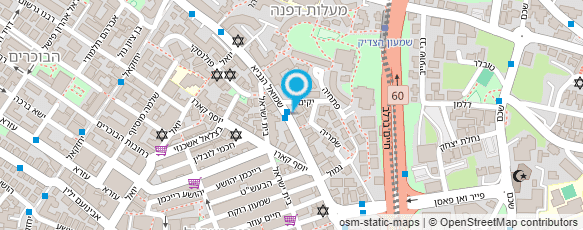 מפת הגעה אל ישיבת הפקדתי שומרים