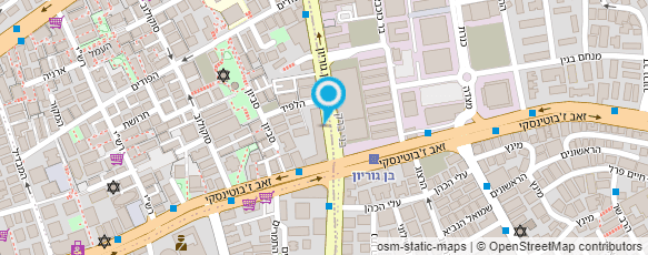 מפת הגעה אל פרופ' אבני יצחק