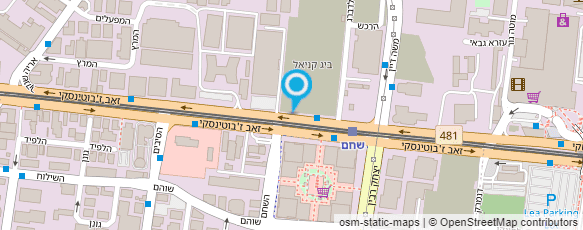 מפת הגעה אל מרכז הקופסאות ב"ב בע"מ