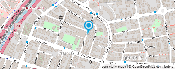 מפת הגעה אל ד"ר גנץ יעקב