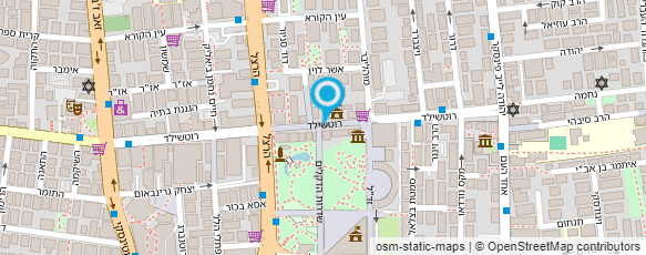 מפת הגעה אל אב - בית חב"ד המרכזי