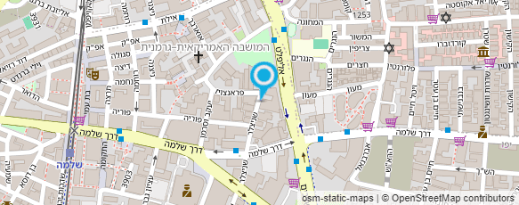 מפת הגעה אל מוסך א.ב.