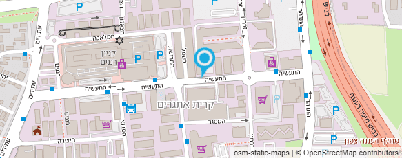 מפת הגעה אל דינמומטר - רעננה