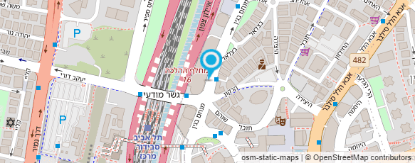 מפת הגעה אל עו"ד האוזנר עזרא