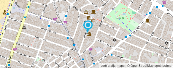 מפת הגעה אל מוזיאון בית ראובן