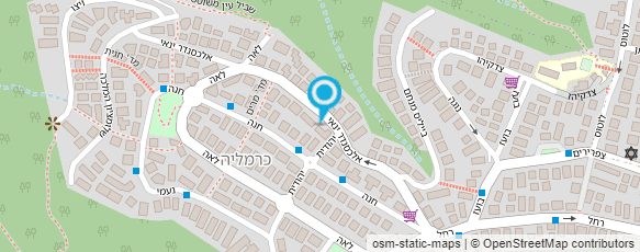 מפת הגעה אל אילן עמי מדריך טיולים